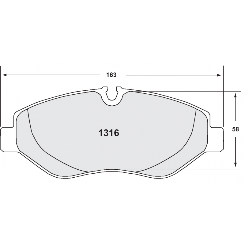 Fast road / track day compound. Street brake pads - Mercedes Sprinter 3 tonne 06>
VW Crafter 06>